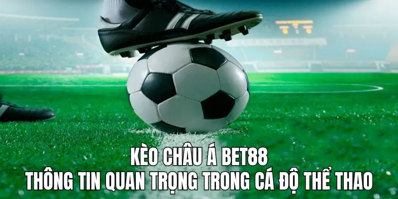 Cùng Bet88 nhận định kèo Châu Á